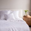 100% French Linen Flanged Euro Sham 26" x 26" | BOKSER HOME - 4 of 4