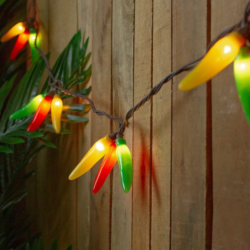 Northlight 36ct Chili Pepper Clustered String Lights - Brown Wire, 5 of 7