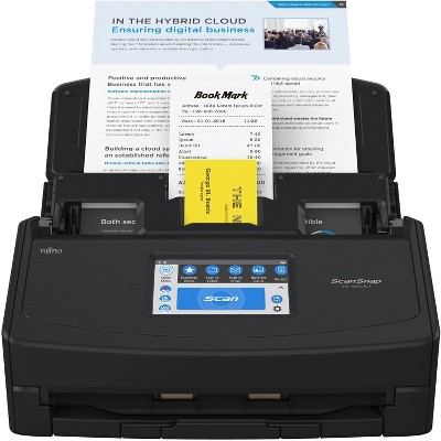 Fujitsu ScanSnap iX1600 Versatile Cloud Enabled Document Scanner for Mac and PC, Black, PA03770-B635