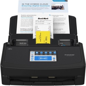Fujitsu ScanSnap iX1600 Versatile Cloud Enabled Document Scanner for Mac and PC, Black, PA03770-B635 - 1 of 4
