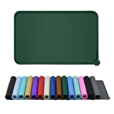 Kumasinova 18.5" x 11.5" Waterproof Pet Feeding Mat for Cat Dog Water Bowl with BPA Free Dogs Cats Food Mats Prevent Spill
