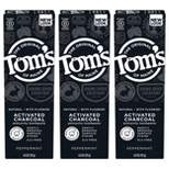 Tom's of Maine Anti-cavity Toothpaste Charcoal - 3pk/4oz