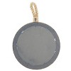 Glass Wall Mirror with Rope Accents Brown - Olivia & May: Nautical, No Assembly Required - 4 of 4