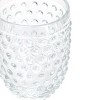 Gibson 6 Piece 14.2 Ounce Clear Glass Hobnail Goblet Drinkware Set - 3 of 4