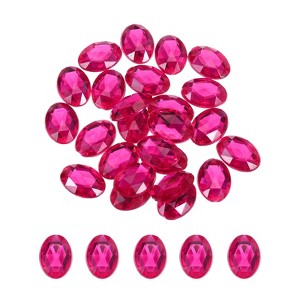 Unique Bargains Acrylic Flat Back Diamond Gems Bead for Face Painting DIY Crafts 25 Pcs - 1 of 4