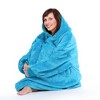 Catalonia Woman Wearable Blanket Hoodie Oversized Sweatshirt, Warm Fleece Pullover Adult Blanket, Cozy Birthday Gift for Woman Wife - 2 of 4