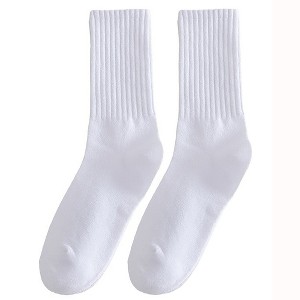Alilang Women's Solid Low Cut Socks Non Slip Cotton for Casual Stability and Comfort 2 Pairs - One Size Fits Most - 1 of 4