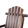 Dexmalle Patio Wooden Porch Rocker Chair - 4 of 4