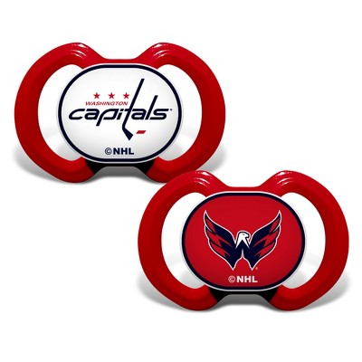 MasterPieces NHL Washington Capitals Baby Fanatic 2-Pack Pacifiers