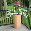 31 Inch Tall Planter Self Watering Pots Flower Pots with Water Level Monitor, Wheels, Ideal for Living Room, Bedroom Office, Patio, Porch, Garden - 2 of 4