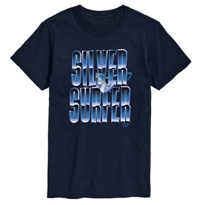Men's - Disney - Chrome Silver Surfer Short Sleeve Graphic T-Shirt - 1 of 4