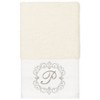 Linum Home Textiles 100% Turkish Cotton MONICA 3PC Embellished Towel Set - 3 of 4