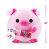 Snackles 8" Piggy with Sangaria Strawberry Ramune Plush - 2 of 4