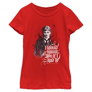 Girls Wednesday Agnes Haunt You T Shirt - 1 of 4