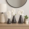 Artistic Glass Bottle Vase for Living Room Decor - Decorative Home Vase Accent for Bedroom, Office, and Tabletop Decor - 3 of 4