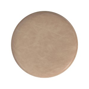 Round Upholstered Ottoman - HomePop - 1 of 4