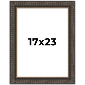 PosterPalooza | Museum Brown Picture Frame - UV Acrylic, Foam Board Backing, Hanging Hardware - 1 of 4