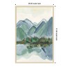 Amanti Art Be Clear to Reflect I by Lila Bramma Wood Framed Wall Art Print - 3 of 4