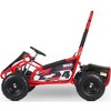 MotoTec Mud Monster Kids Electric 48v 1000w Go Kart Full Suspension Red - 2 of 4