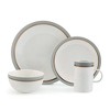 Pfaltzgraff Ezra Speckled 16 Piece Dinnerware Set, Service for 4, Color Banded - 2 of 4