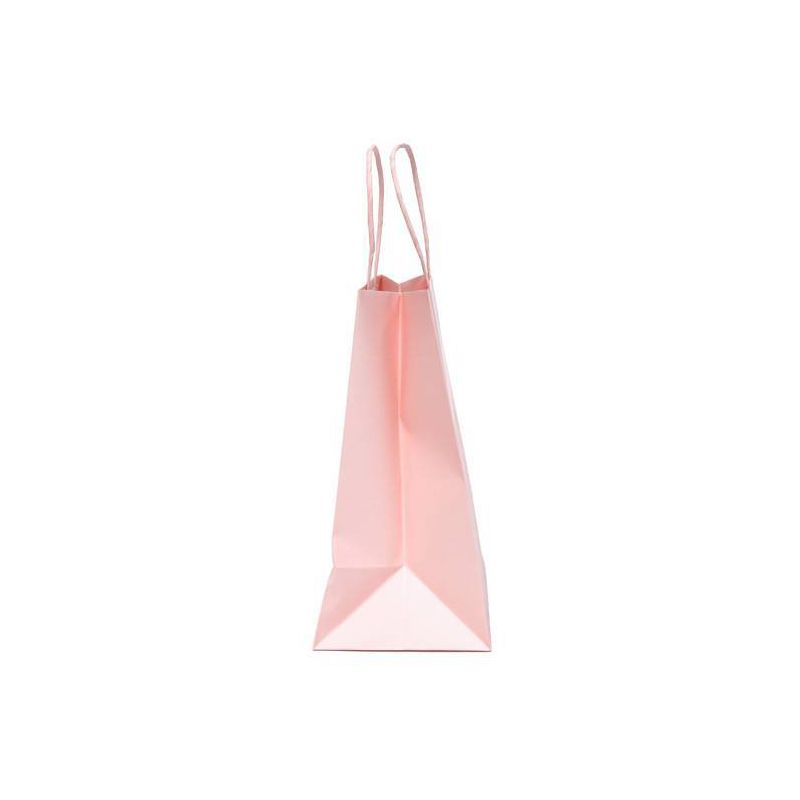4pk Cub BagPink - Spritz&#8482;: Matte Laminated Favor Bags with Twisted Handles, Forest Stewardship Council Certified, 4 of 6