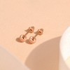 Girls' Classic Ball Screw Back 14k Rose Gold Earrings - In Season Jewelry - 4 of 4