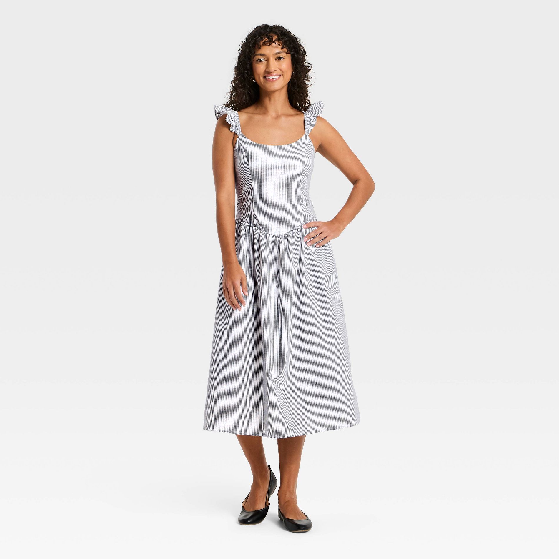 Women's Midi Pullover A-Line Dress - Universal Thread™