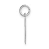 Black Bow Jewelry 14k White Gold, Madison Collection, Medium Script Initial Pendant A-W - 2 of 4