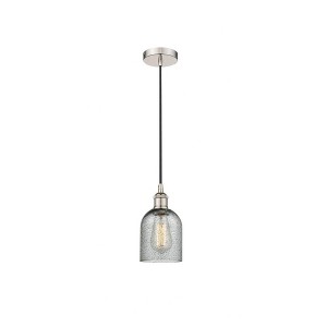 Caledonia - 1 Light Cord Hung Mini Pendant In Industrial Style-9.75 Inches Tall and 5 Inches Wide - 1 of 1