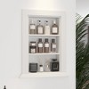 FUFU&GAGA White European Style Alcove Recessed Wall Bookshelf - 2 of 4