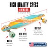 Madd Gear 31" Drop Through Longboard Skateboard 70mm Wheels ABEC-7 Bearings Maple Deck - 2 of 4