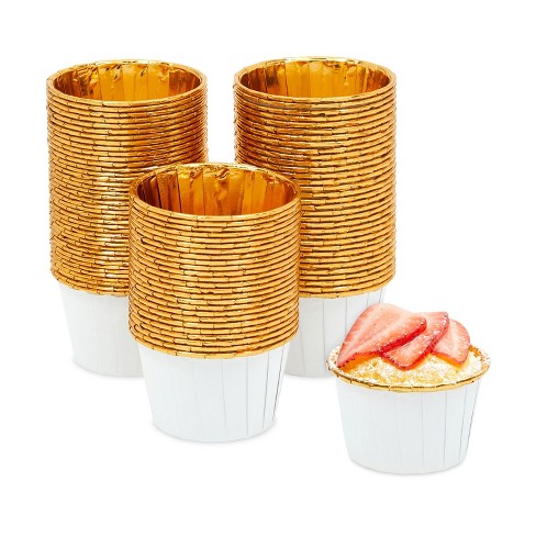 Gold Cupcake Liners,GOLF Standard Gold Foil Cupcake Liners Wrappers  Metallic Baking Cups ,Muffin Paper Cases, 100 Pack - Yahoo Shopping
