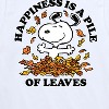 Boys' - Peanuts - Happiness Is A Pile Of Leaves Short Sleeve Graphic T-Shirt - 2 of 4