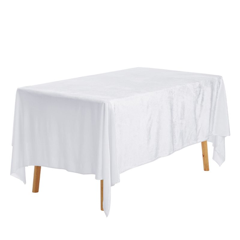Unique Bargains Rectangle Wrinkle Resistant Washable Polyester Table Cover 1 Pc, 1 of 6