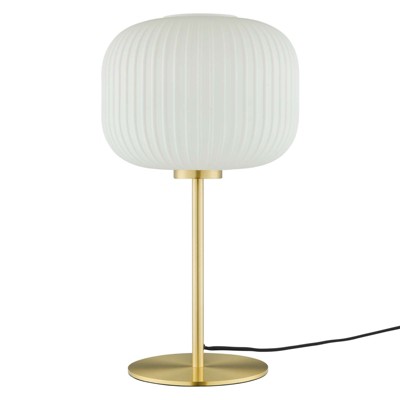 Modway Reprise Glass Sphere Glass and Metal Table Lamp