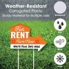 Big Dot of Happiness Now For Rent - Real Estate Yard Sign with Stakes - Double Sided Outdoor Lawn Sign - Set of 3 - 3 of 4