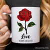 Rose Stained Glass Mug, Love Blooms Like a Rose Gift (Non-Custom Only)| OrnamentallyYou - 3 of 4