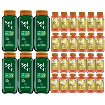 Sol-ti Chlorophyll Aloe SuperAde + CROWN SuperShots - 30ct