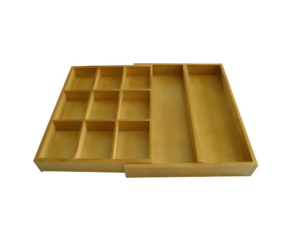 Axis International Odd's & End's Drawer Organizer Brown