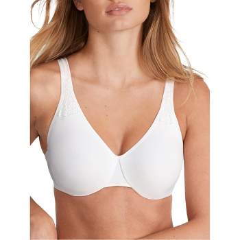 Leading Lady The Brigitte Racerback - Front-closure Underwire T-shirt Bra  In White, Size: 42g : Target