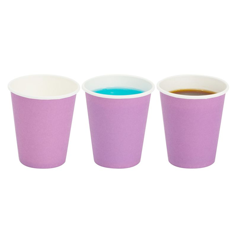 Stockroom Plus 600 Pack Disposable Mini Paper Cups for Espresso, Mouthwash, Tea & Coffee, Purple, 3oz, 5 of 7