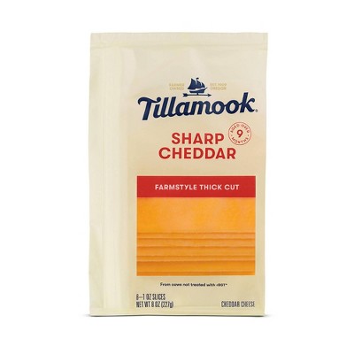 Tillamook Sharp Cheddar Cheese Slices - 8oz