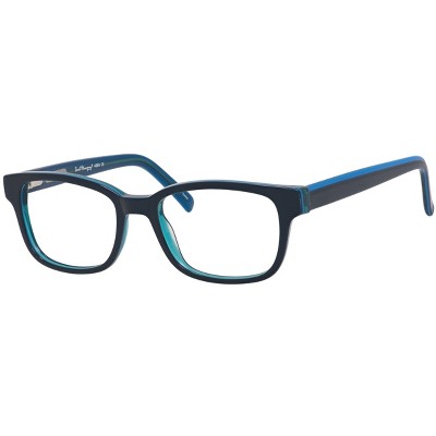 Ernest Hemingway H4689 49mm Unisex Acetate Square Designer Eyeglasses OR Blue Light Filter OR Reading Glasses in Blue