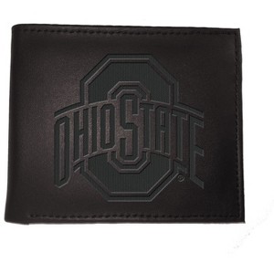 Evergreen NCAA Ohio State Buckeyes Black Leather Bifold Wallet Officially Licensed with Gift Box - 1 of 1
