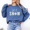 Simply Sage Market Women's Graphic Sweatshirt Let It Snow - image 2 of 4