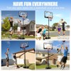 SKONYON Portable Basketball Hoop System Height Adjustable Basketball Goal for Indoor and Outdoor - 3 of 3