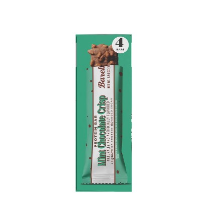 Barebells Minty Chocolate Crisp Nutrition Protein Bars - 20g Protein - 7.76oz/4pk