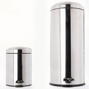 BrylaneHome Step Trash Cans, Set Of 2 - 1 of 2