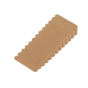 Unique Bargains Door Stop Under-Door Installation Small Wave Edges 3.66"x1.57"x0.59" 1 Pc - 1 of 4