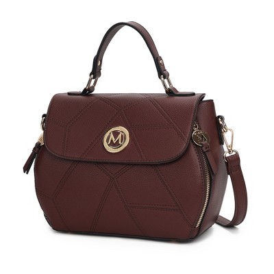 MKF Collection Clementine Vegan Leather Women’s Satchel Handbag Purse by Mia K